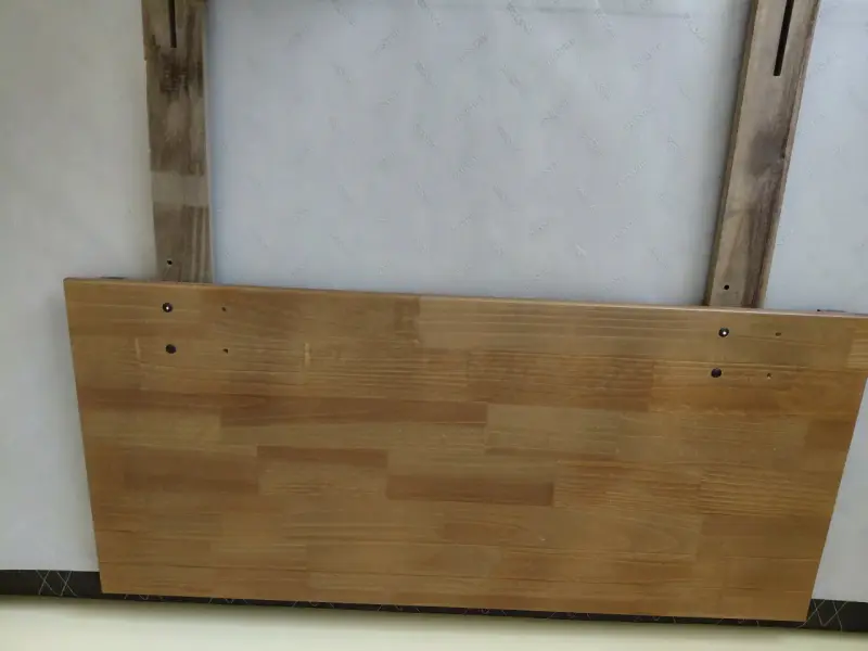 Respaldo de cama de madera con soporte - 3