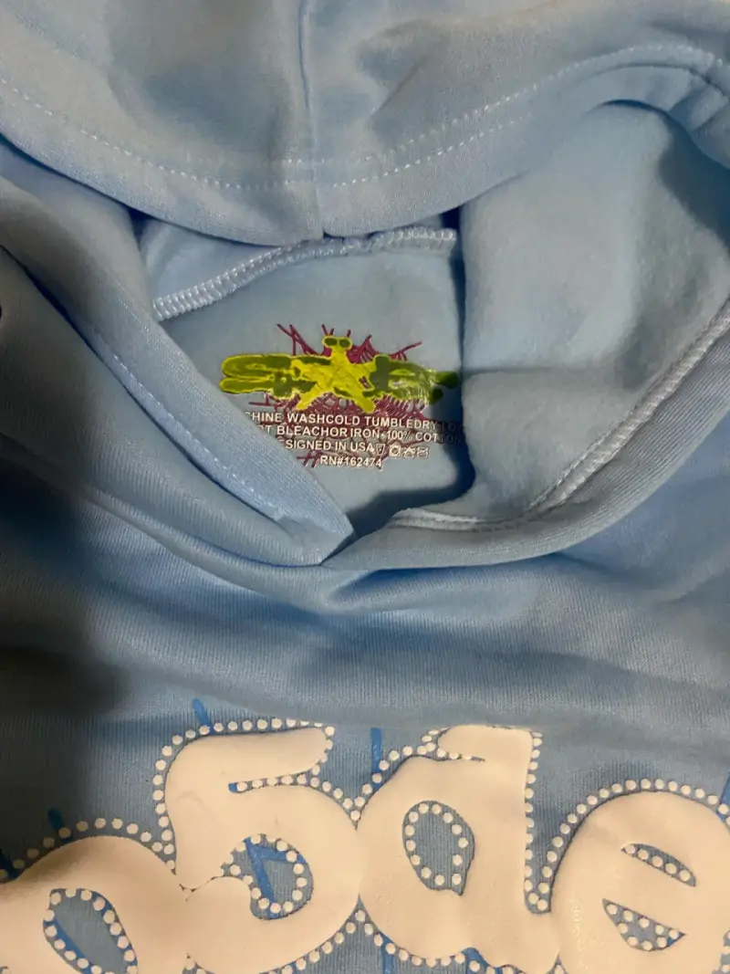 Polerón Sp5der Celeste Nuevo Talla S - 2
