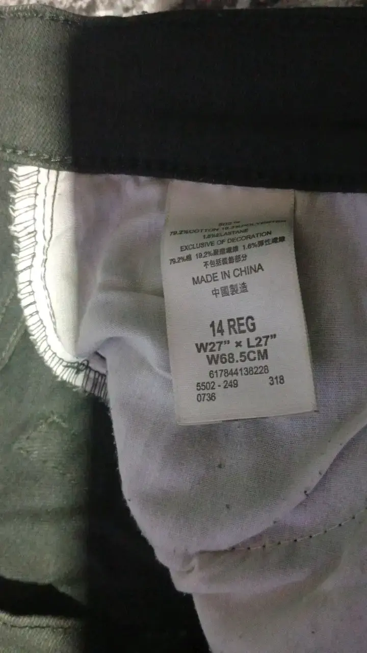 Jeans Levi's 502 Regular Taper verde oscuro - 3