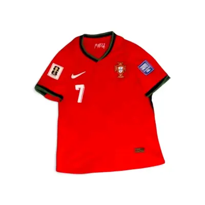 Camiseta de fútbol Portugal Ronaldo Nike roja - miniatura 1