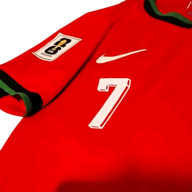 Camiseta de fútbol Portugal Ronaldo Nike roja - 2