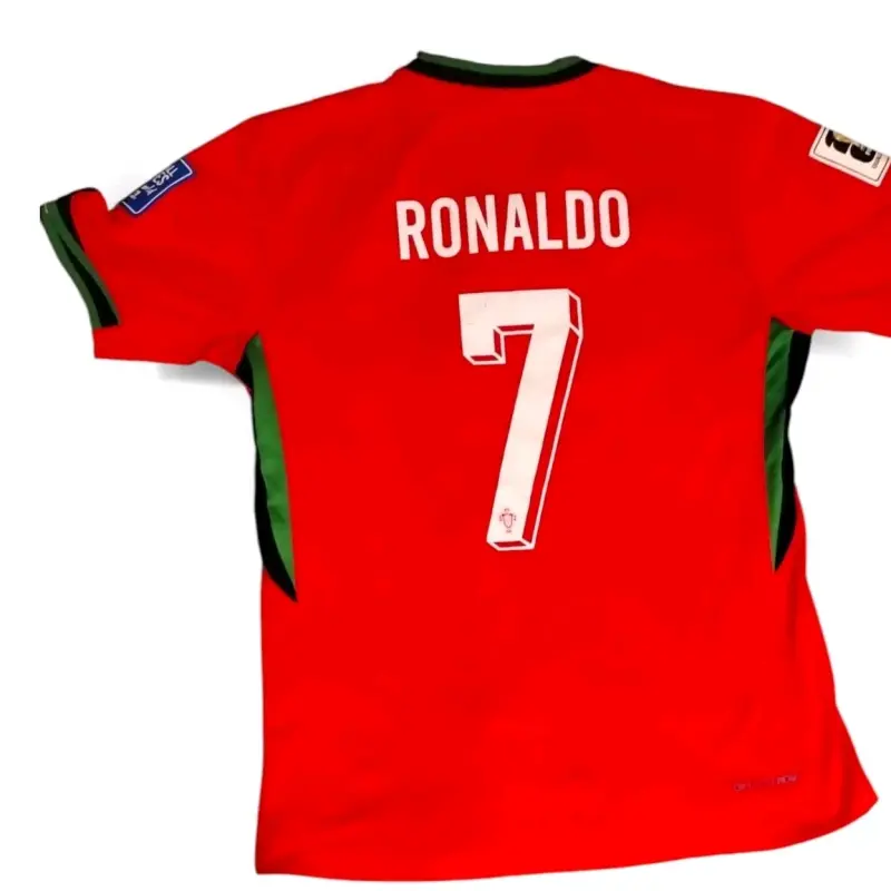 Camiseta de fútbol Portugal Ronaldo Nike roja - 4