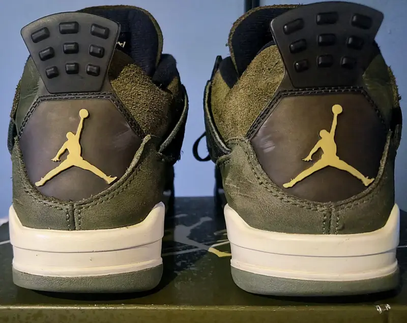 Zapatillas deportivas Air Jordan 4 verde oliva - 3