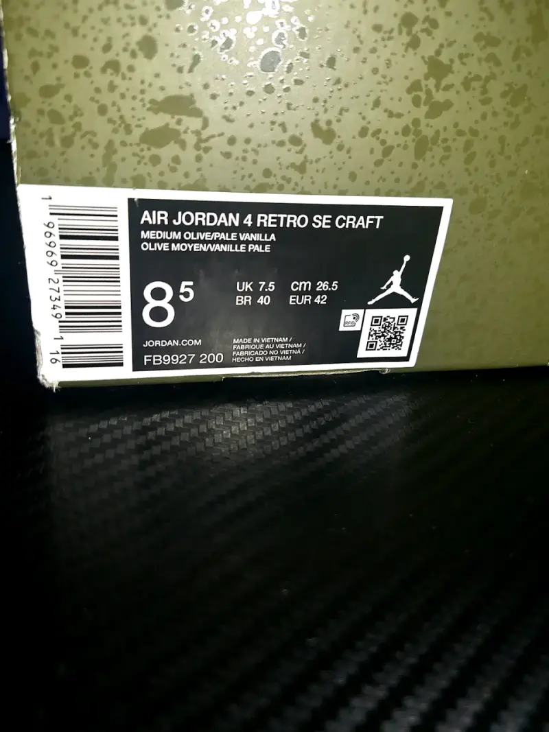Zapatillas deportivas Air Jordan 4 verde oliva - 5