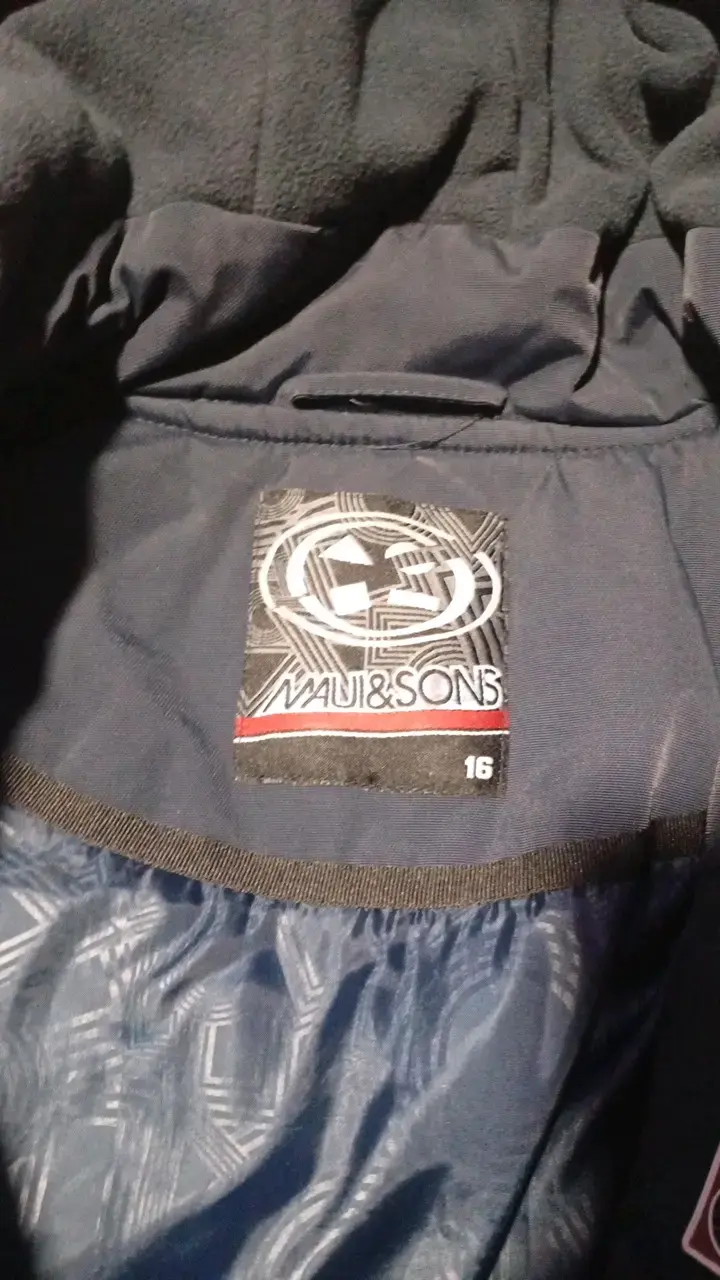 Parka azul con capucha Maui & Sons - 3