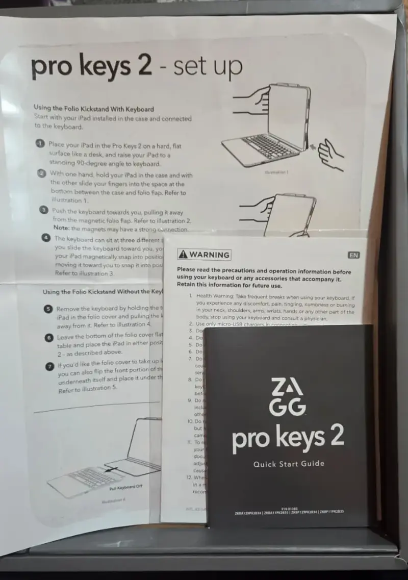 Funda con teclado Zagg Pro Keys 2 para iPad Air - 2