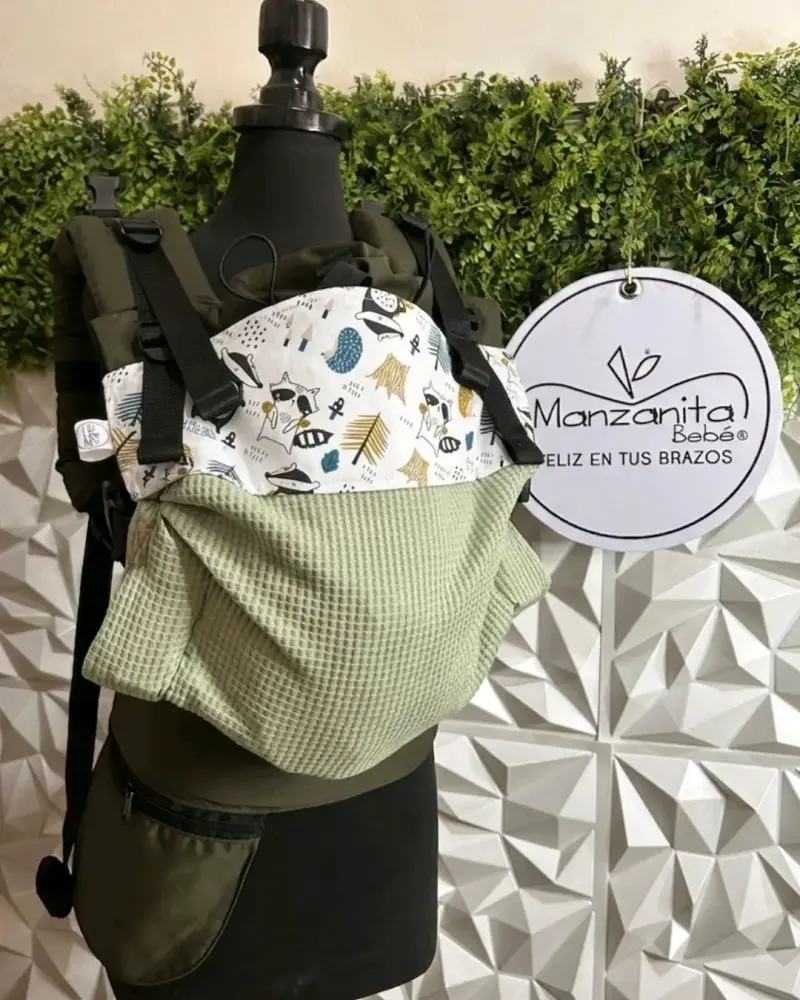 Mochila portabebé Manzanita Bebé verde - 1