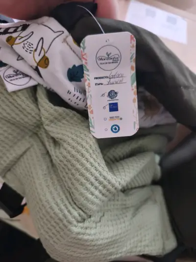 Mochila portabebé Manzanita Bebé verde - miniatura 3