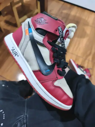 Zapatillas Off-White Nike Air Jordan roj - miniatura 2
