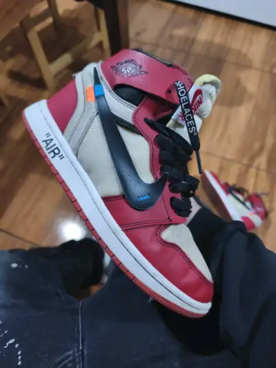 Zapatillas Off-White Nike Air Jordan roj - miniatura 4