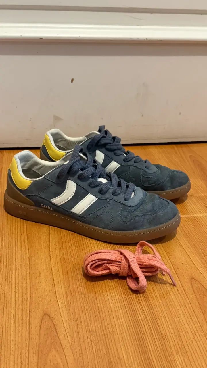 Zapatillas Coolway Goal azul y amarillo - 1
