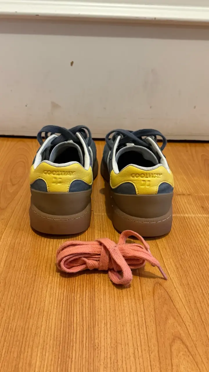 Zapatillas Coolway Goal azul y amarillo - 4