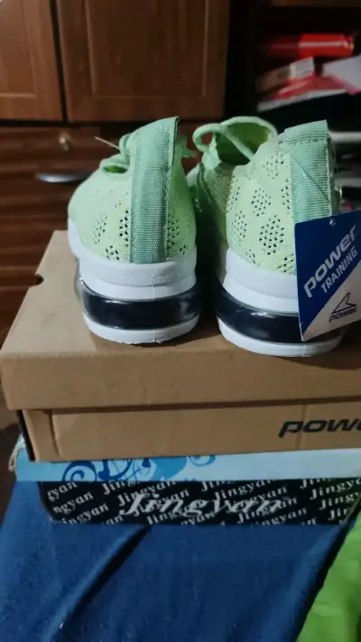 Zapatillas deportivas Power verdes para entrenamiento - miniatura 3