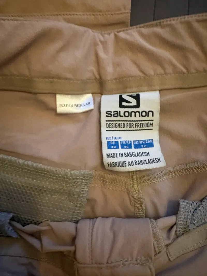 Pantalones de senderismo Salomon beige - 2