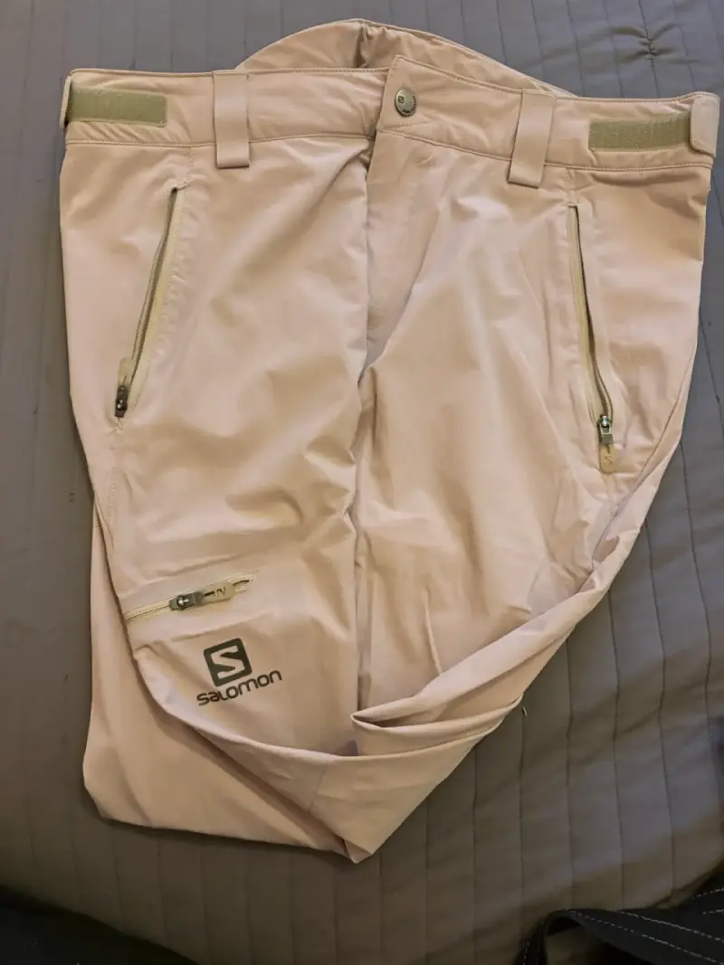 Pantalones de senderismo Salomon beige - 3