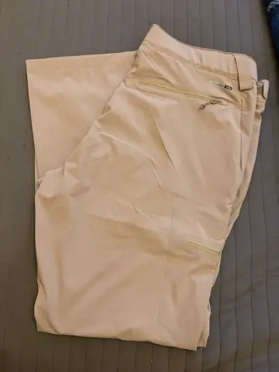 Pantalones de senderismo Salomon beige - miniatura 4