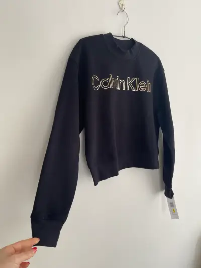 Polerón negro Calvin Klein para mujer - miniatura 2