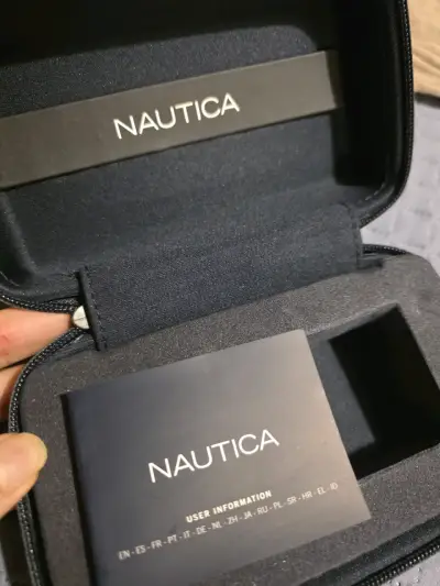 Reloj Nautica resistente al agua con correa azul - miniatura 4