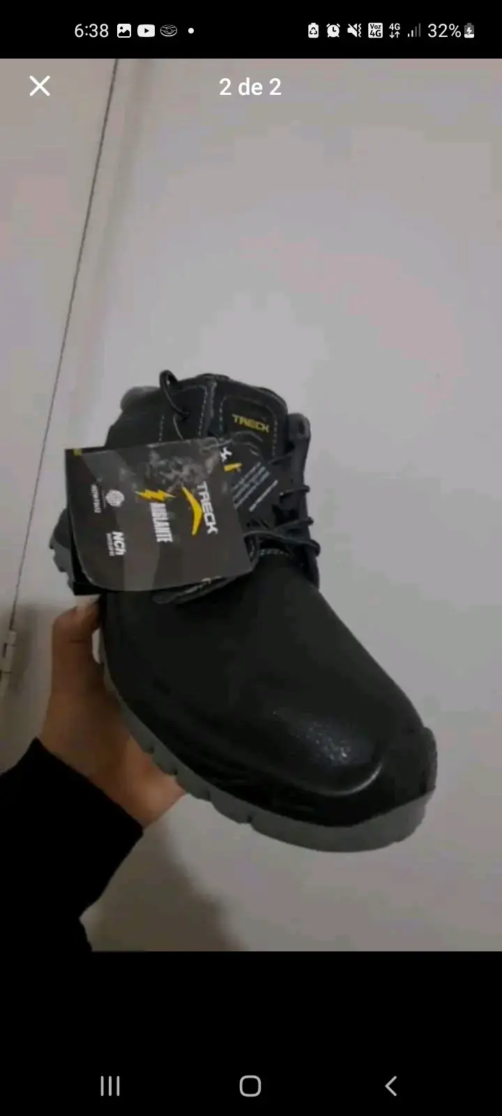 Botas de seguridad negras Treck Dynamite