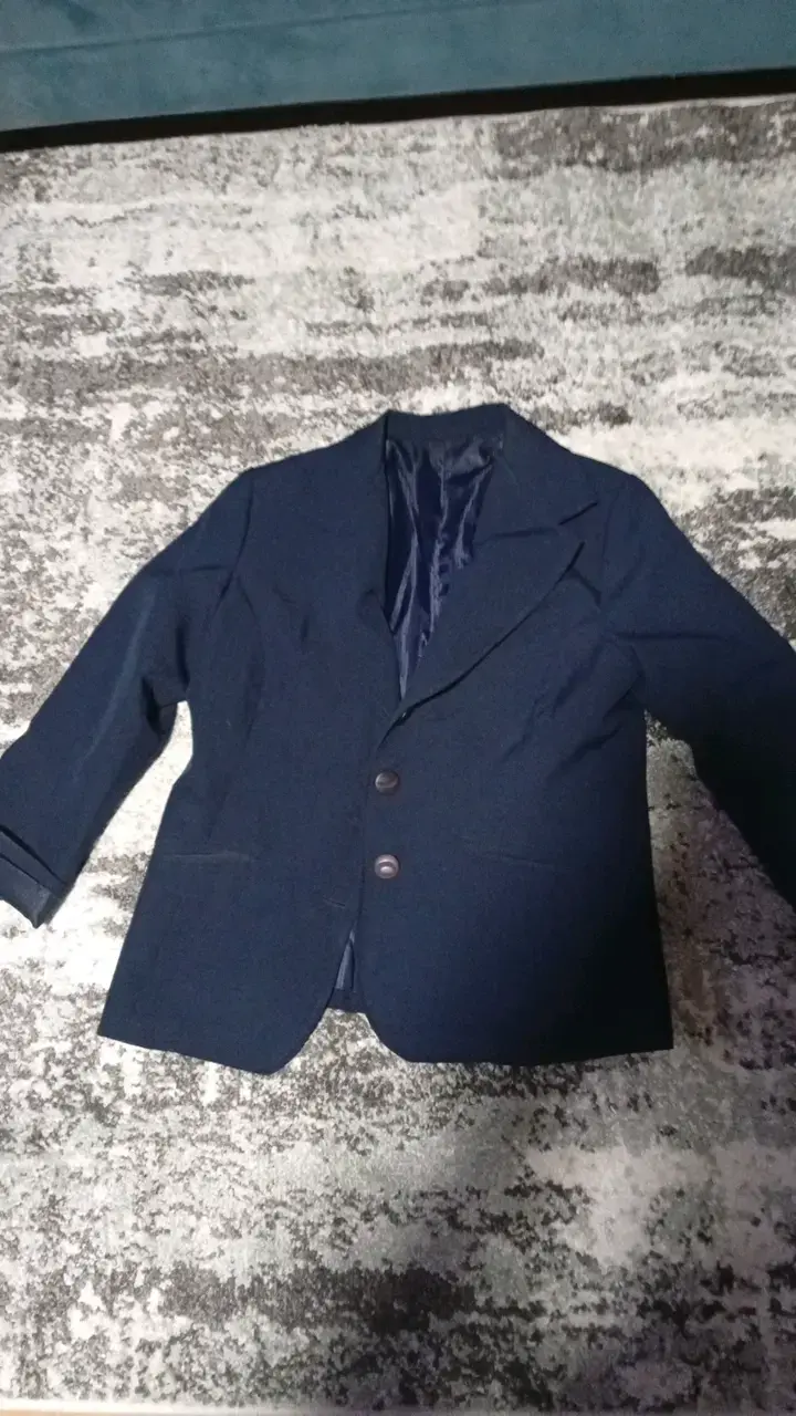 Blazer azul marino para mujer