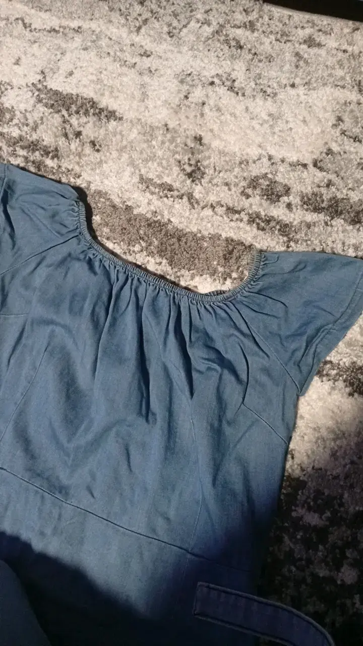 Vestido azul casual para mujer - 2