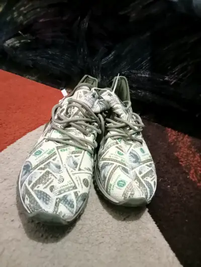 Zapatillas deportivas con diseño de billetes polo - miniatura 1