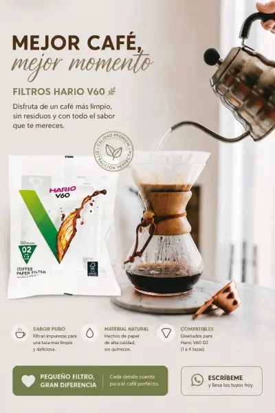 Filtros de Café Hario V60 100 Unidades - miniatura 1