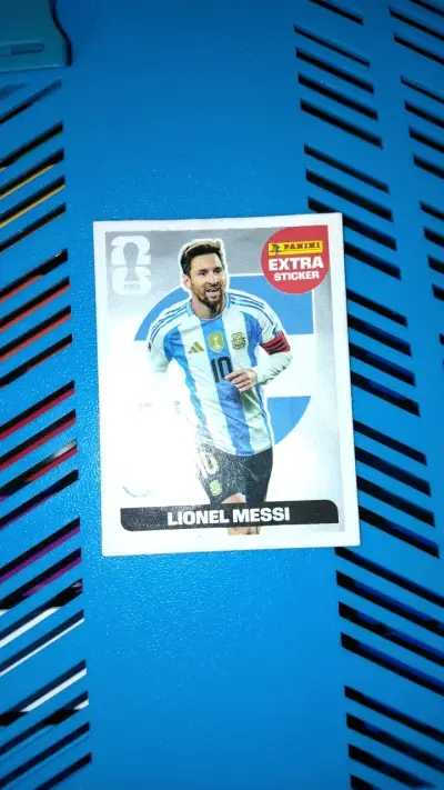 Lámina Panini Extra Sticker Lionel Messi Mundial 2026 - miniatura 1