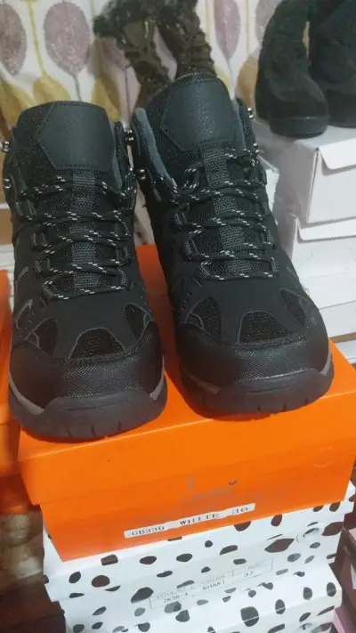 Botas de senderismo negras para hombre - miniatura 5