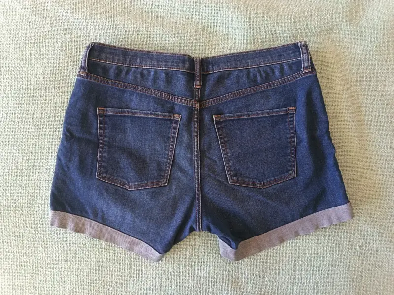 Shorts de mezclilla para mujer Express - 2