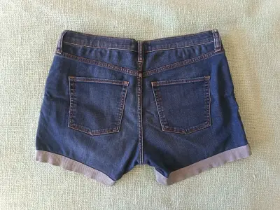 Shorts de mezclilla para mujer Express - miniatura 2