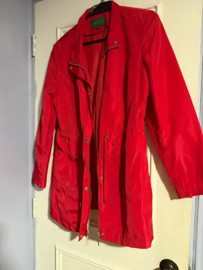 Abrigo rojo para mujer talla 42 - miniatura 1