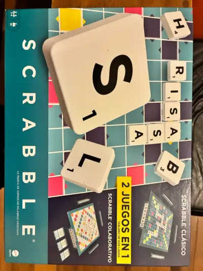 Juego de mesa Scrabble clásico y colaborativo - miniatura 1