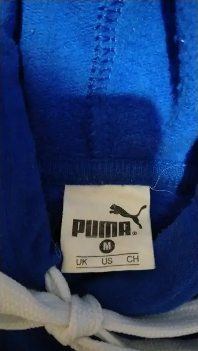 Polerón con capucha azul Puma - miniatura 2