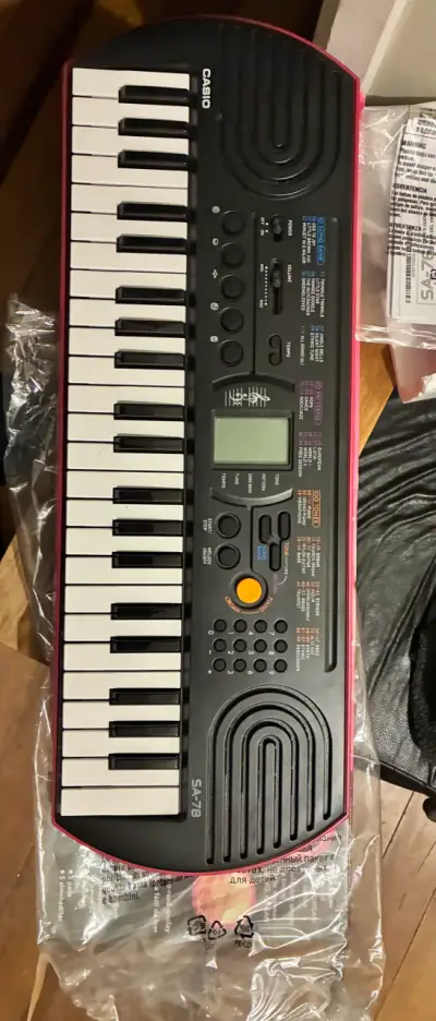 Teclado Electrónico Casio SA-78 Mini 44 Teclas - miniatura 1