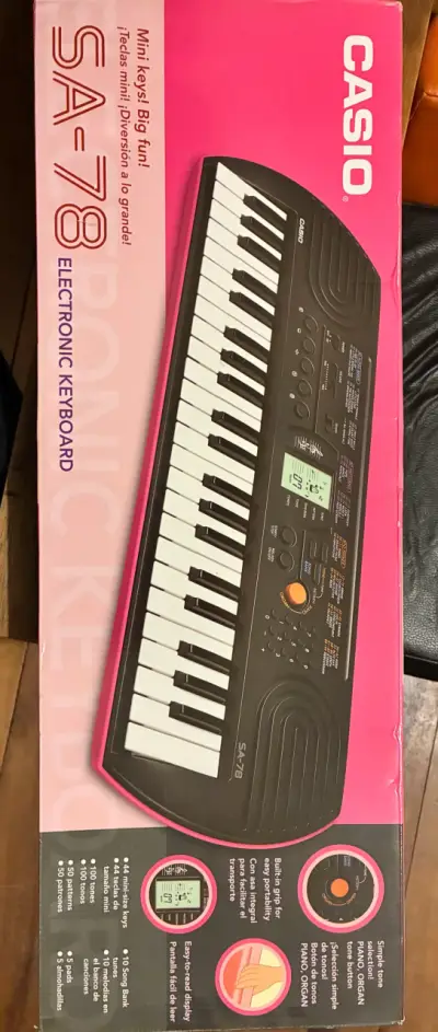 Teclado Electrónico Casio SA-78 Mini 44 Teclas - miniatura 2