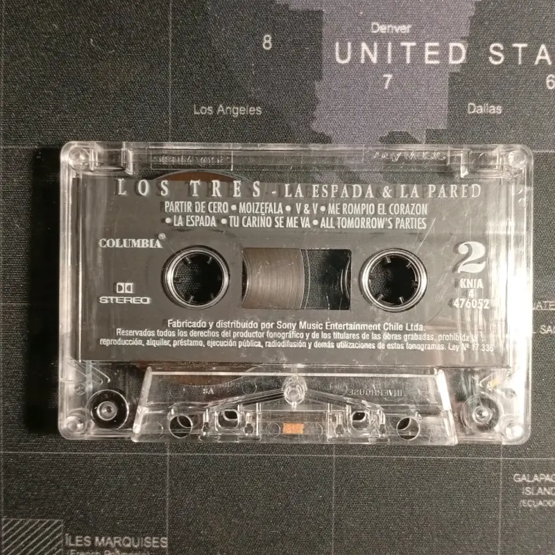 Cassette de Los Tres - La Espada & La Pared - 4
