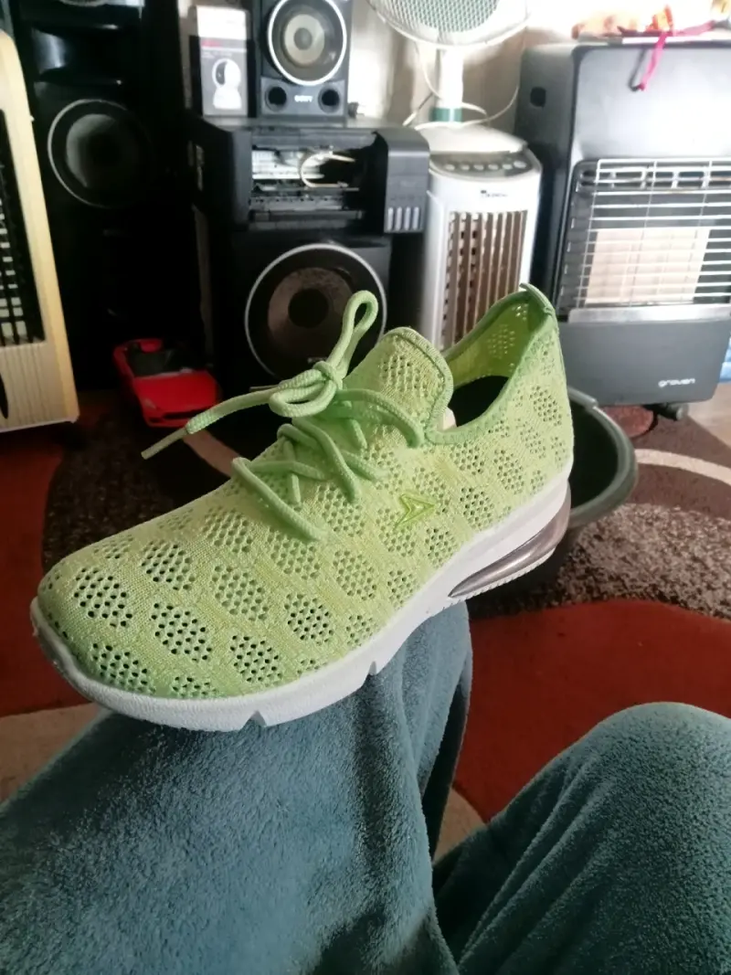 Zapatillas deportivas North Star verde y gris