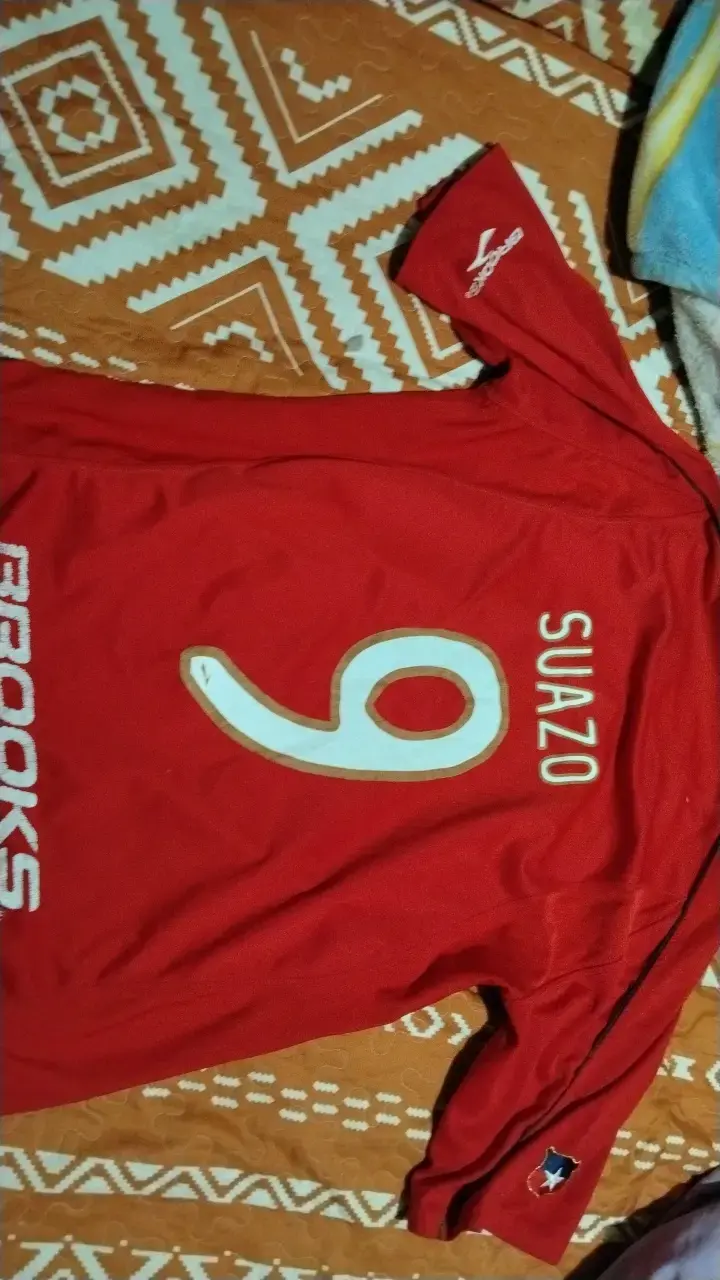 Camiseta Roja Selección Chile Brooks Suazo - 3