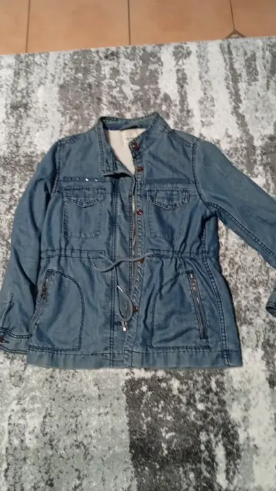 Chaqueta de mezclilla con forro interior - miniatura 1