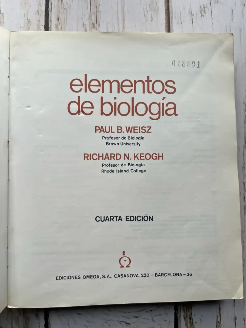 Libro Elementos de Biología Cuarta Edición - 3
