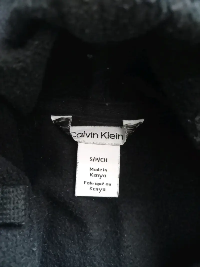 Polerón negro Calvin Klein Jeans para hombre - 2