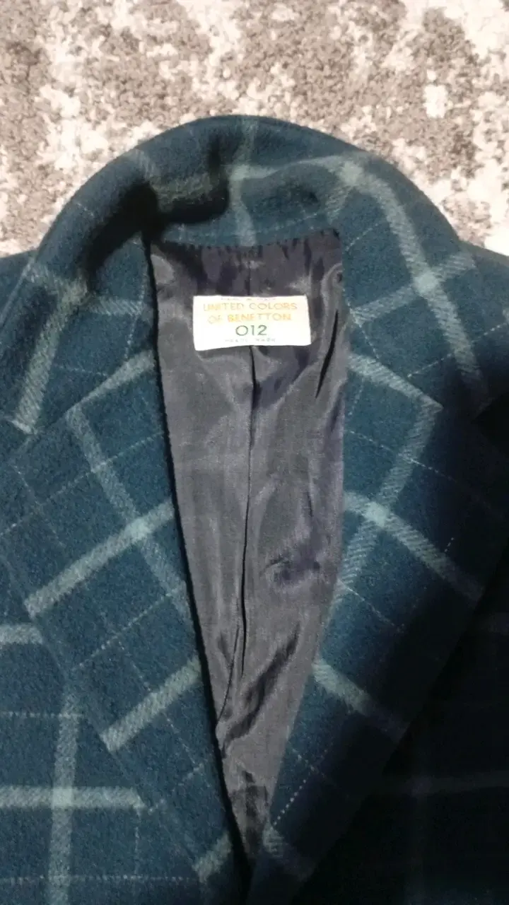 Blazer de cuadros para niño United Colors - 2