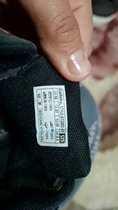 Zapatillas negras para niñas Colloky - miniatura 3