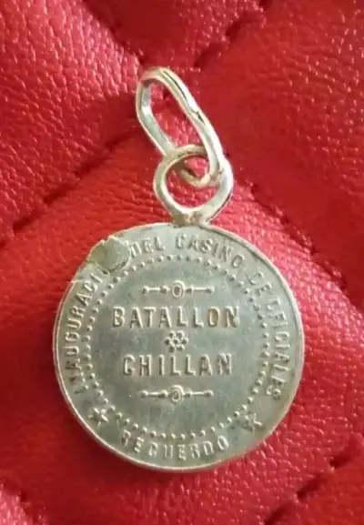 Medalla Recuerdo Batallón Chillán 1902 - miniatura 1