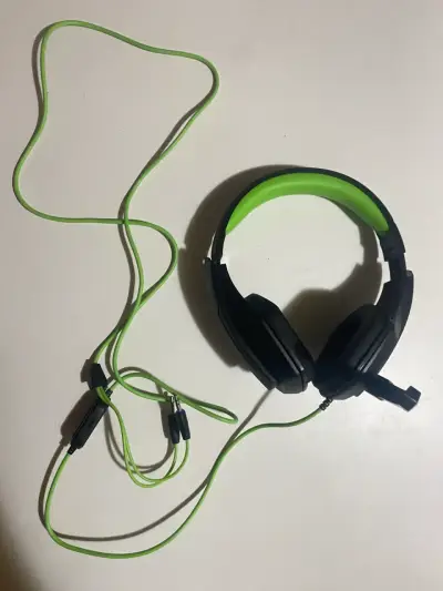 Auriculares con micrófono Monster gaming verde - miniatura 1