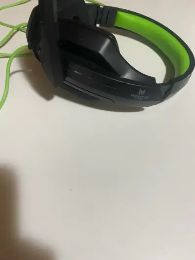 Auriculares con micrófono Monster gaming verde - miniatura 2