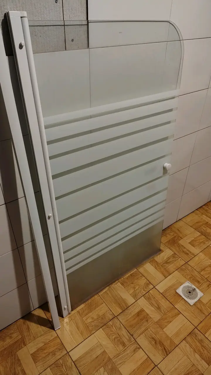 Mampara de ducha de vidrio templado - 1
