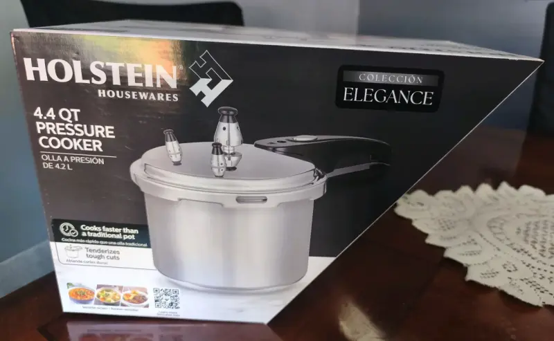 Olla a presión Holstein 4.2L con triple válvula - 2