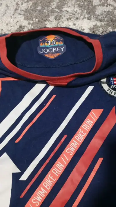 Polera Jockey USA Originals azul con diseño - miniatura 2